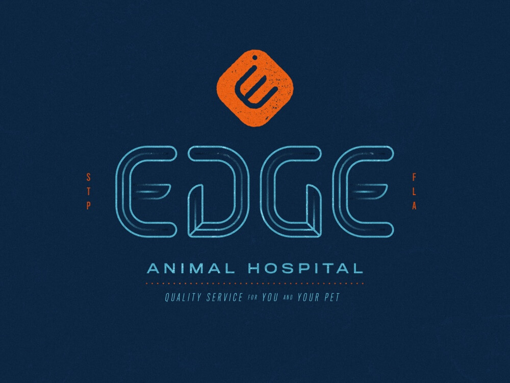 edge animal hospital logo