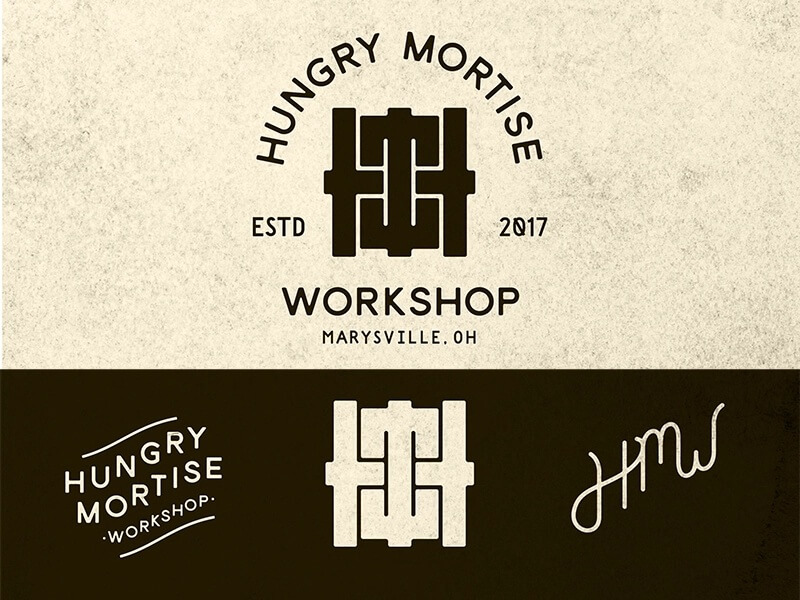 hungry mortise woodworking logo
