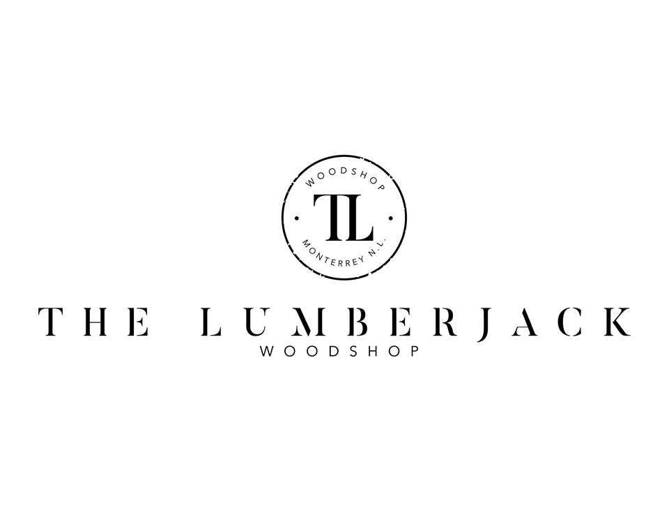 lumberjack woodshop logo