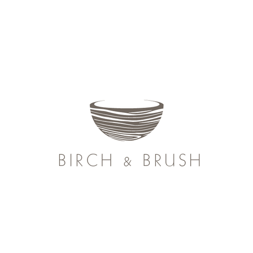 birch and brush woodworking logo